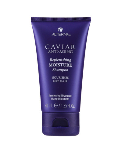Alterna Caviar Anti-Aging Replenishing Moisture Shampoo, зволожувальний шампунь з екстрактом чорної ікри, 40 мл