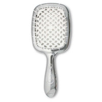 Janeke Superbrush Small, щітка для волосся срібна
