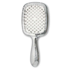 Janeke Superbrush Small, щітка для волосся срібна