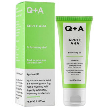 Q+A Apple AHA Exfoliating Gel, відлущувальний гель для обличчя з кислотами, 75 мл