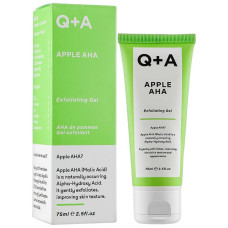 Q+A Apple AHA Exfoliating Gel, відлущувальний гель для обличчя з кислотами, 75 мл