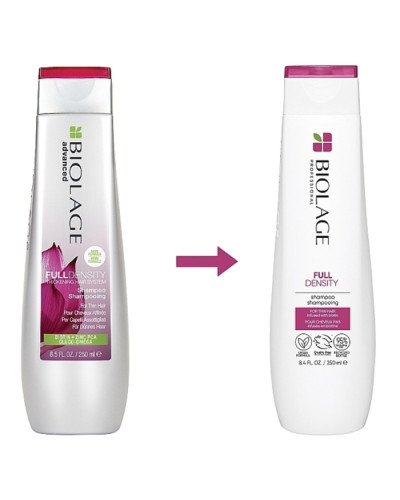 BIOLAGE Professional Full Density Shampoo, шампунь для надання щільності тонкому волоссю, 250 мл