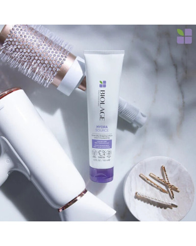 BIOLAGE Professional Hydrasource Blow Dry Shaping Lotion, незмивний лосьйон для зволоження та термозахисту сухого волосся, 150 мл