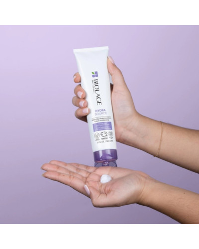 BIOLAGE Professional Hydrasource Blow Dry Shaping Lotion, незмивний лосьйон для зволоження та термозахисту сухого волосся, 150 мл