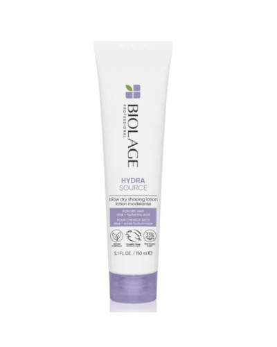 BIOLAGE Professional Hydrasource Blow Dry Shaping Lotion, незмивний лосьйон для зволоження та термозахисту сухого волосся, 150 мл
