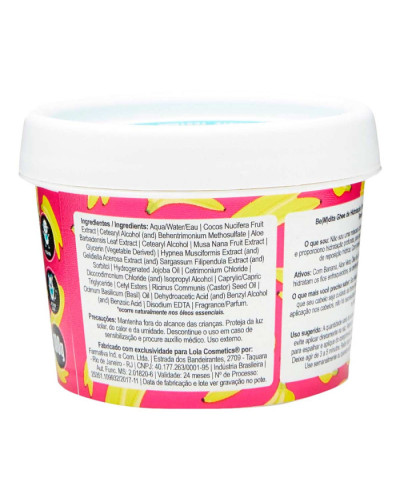 Lola from Rio Be(M)dita Ghee Hidratacao Banana E Aloe Vera Mask, маска для волосся, 100 г
