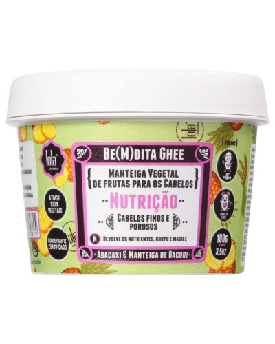 Lola from Rio Be(M)dita Ghee Nutricao Abacaxi & Manteiga de Bacuri Mask, маска для волосся, 100 г