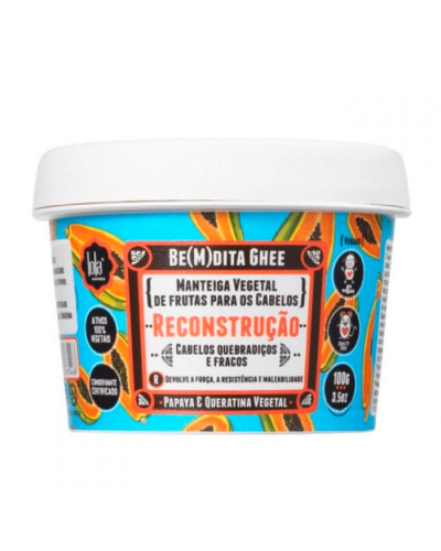 Lola from Rio Be(m)dita Ghee Reconstrucao Papaya e Queratina Vegetal Mask, маска для реконструкции волос, 100 г
