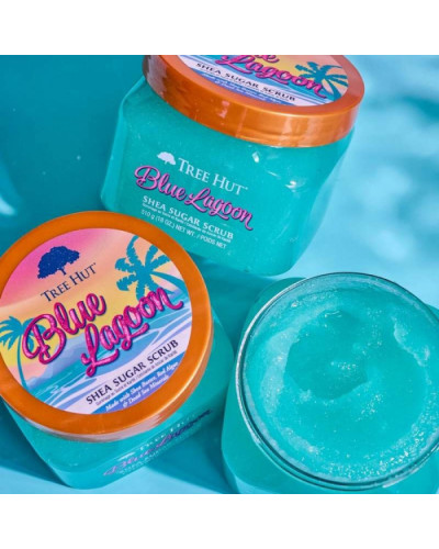 Tree Hut Blue Lagoon Sugar Scrub, скраб для тела, 510 г