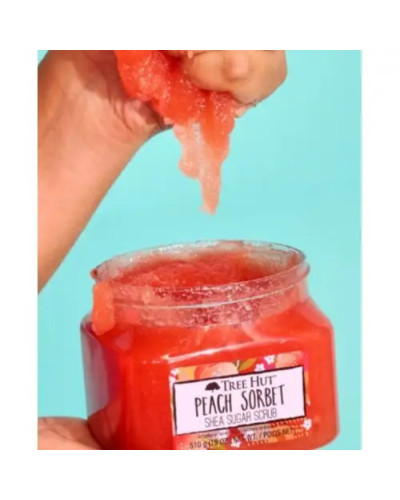 Tree Hut Peach Sorbet Sugar Scrub, скраб для тіла, 510 г