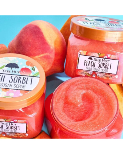Tree Hut Peach Sorbet Sugar Scrub, скраб для тіла, 510 г