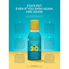 Evy Technology Sunscreen Mousse Kids Spf 30, солнцезащитный мусс для детей и младенцев, 150 мл