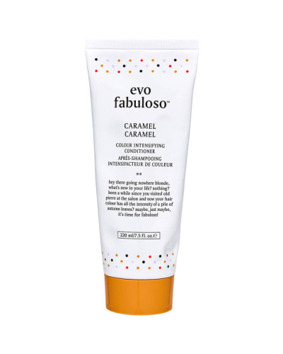 Evo Fabuloso Caramel Colour Intensifying Conditioner, тонуючий бальзам-догляд карамель, 220 мл