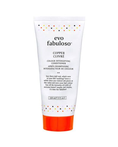 Evo Fabuloso Copper Colour Intensifying Conditioner, тонуючий бальзам-догляд мідь, 220 мл