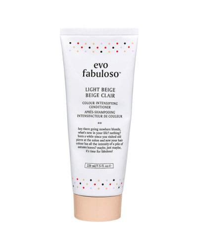 Evo Fabuloso Light Beige Colour Intensifying Conditioner, тонуючий бальзам-догляд світлий беж, 220 мл