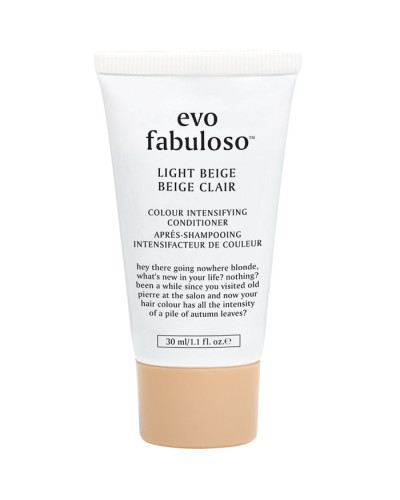 Evo Fabuloso Light Beige Colour Intensifying Conditioner, тонуючий бальзам-догляд світлий беж, 30 мл