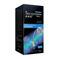 Trichoderm Black Men Shampoo, зміцнюючий шампунь для чоловіків проти випадіння волосся