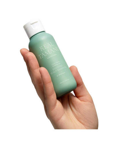 RATED GREEN REAL TAMANU OIL SOOTHING SCALP SHAMPOO, заспокійливий шампунь для волосся з маслом таману, 100 мл