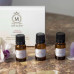 MURAN Energy 03 Energizing Essential Oils, набор эфирных масел против выпадения волос, 3х10 мл