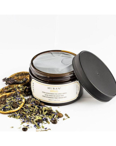 MURAN Balancy 01 Detox Cream for Greasy Hair, детоксувальна маска-крем для жирної шкіри голови, 200 мл