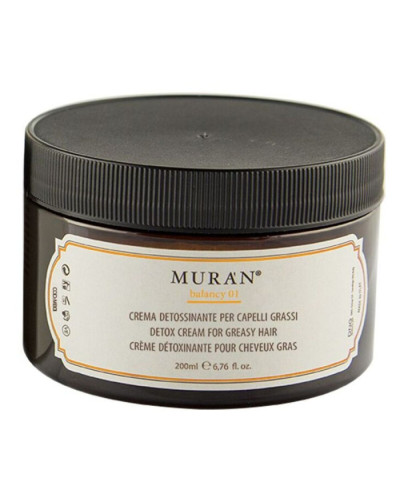 MURAN Balancy 01 Detox Cream for Greasy Hair, детоксувальна маска-крем для жирної шкіри голови, 200 мл
