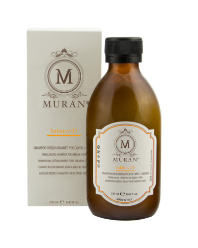 MURAN Balancy 05 Rebalancing Shampoo for Greasy Hair, себорегулювальний шампунь для жирної шкіри голови, 250 мл