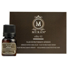 MURAN Silky 02 Intensive Restructuring Filler, інтенсивний реструктурувальний філер для волосся, 7х10 мл