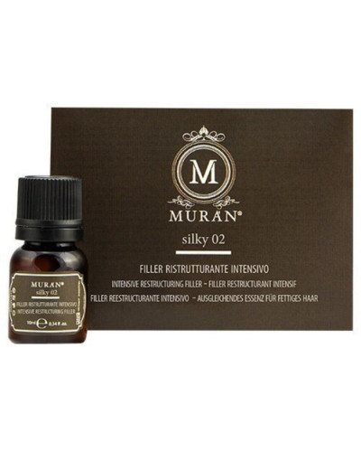 MURAN Silky 02 Intensive Restructuring Filler, інтенсивний реструктурувальний філер для волосся, 7х10 мл