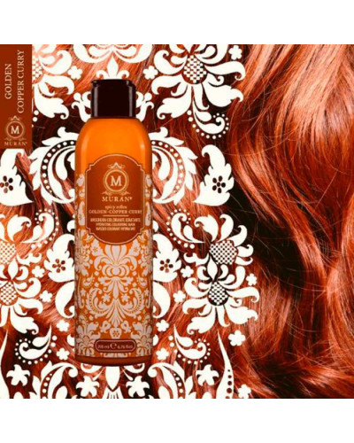 MURAN Spicy Reflex Golden-Copper Curry Hydrating Colouring Mask, зволожувальна тонувальна маска «Золотаво-Мідна Карі», 200 мл