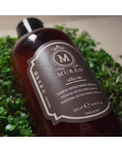 MURAN Silky 06 Hydrating Restructuring Shampoo, зволожувальний реструктурувальний шампунь, 250 мл