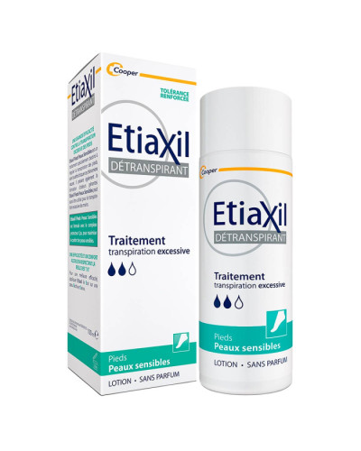 Etiaxil Antiperspirant Sensitive Skin Lotion Hand/Foot, антиперспірант-лосьйон тривалої дії для чутливої ​​шкіри рук та ніг, 100 мл