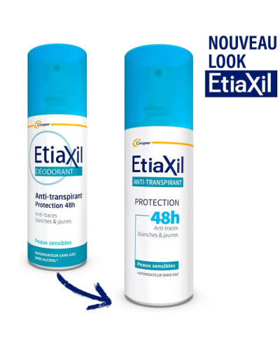 Etiaxil Antiperspirant Deodorant Protection 48h Spray, антиперспирант-дезодорант спрей, 100 мл
