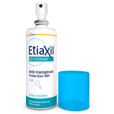 Etiaxil Antiperspirant Deodorant Protection 48h Foot Spray, антиперспирант-дезодорант спрей для ног, 100 мл