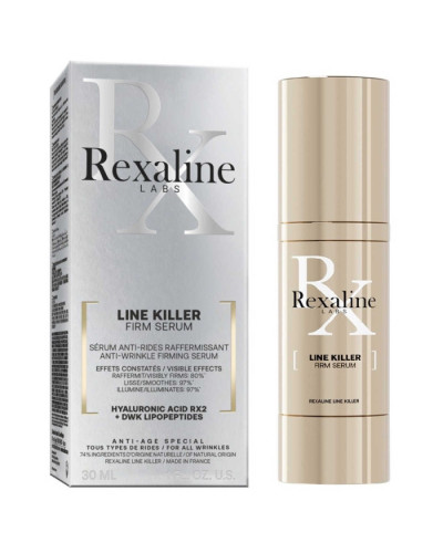 Rexaline LINE KILLER Anti-Wrinkle Firming Serum, сыворотка антивозрастная для упругости кожи