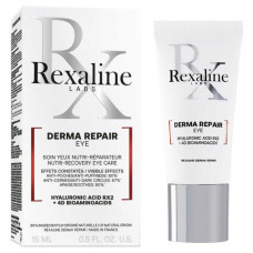 Rexaline DERMA REPAIR Nutri-Recovery Eye Care, крем для живлення, відновлення та заспокоєння чутливої шкіри навколо очей