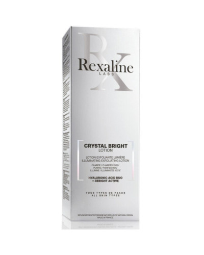 Rexaline Crystal Bright Illuminating Exfoliating Lotion, лосьйон-ексфоліант для сяйва шкіри, 150 мл