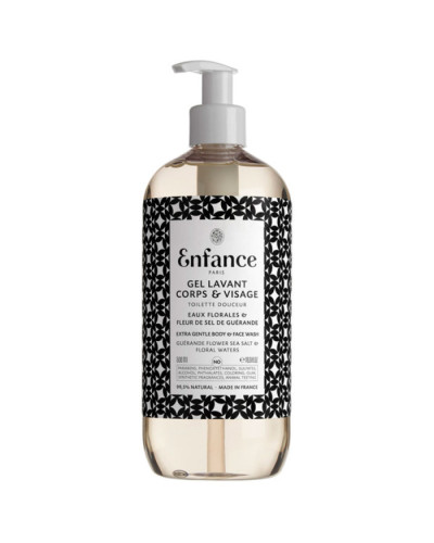 Enfance Paris Gel Lavant Corps & Visage Extra Gentle Body & Face Wash, дитячий гель для очищення тіла та обличчя, 500 мл