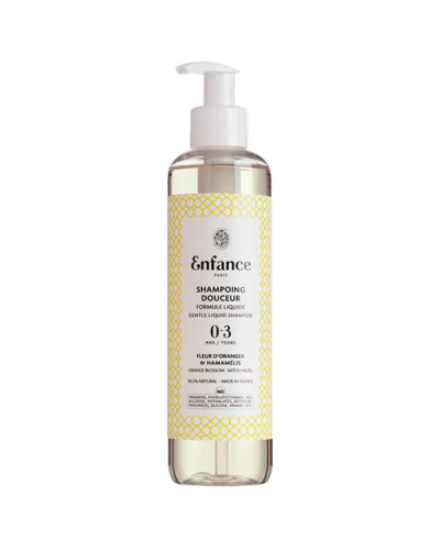 Enfance Paris Shampoing Douceur 0-3 Ans Gentle Liquid Shampoo, м'який шампунь для дітей від 0 до 3 років, 200 мл