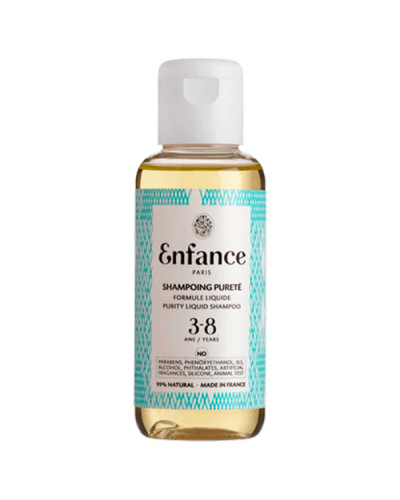 Enfance Paris Shampoing Pureté 3-8 Ans Pyrity Liquid Shampoo, очищувальний шампунь для дітей 3-8 років, 100 мл