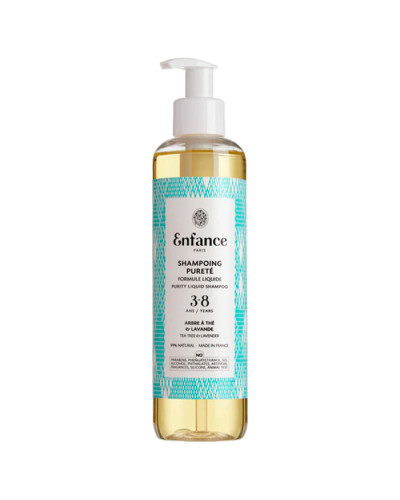 Enfance Paris Shampoing Pureté 3-8 Ans Pyrity Liquid Shampoo, очищувальний шампунь для дітей 3-8 років, 200 мл