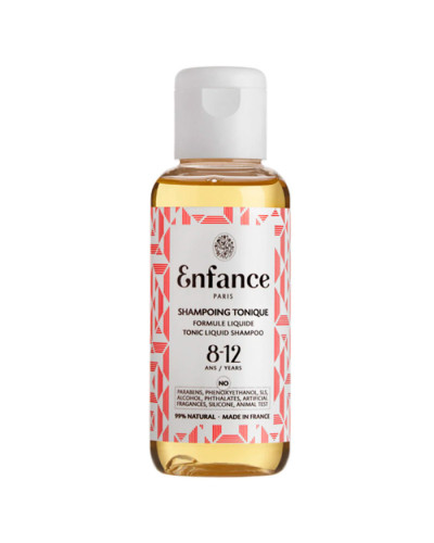 Enfance Paris Shampoing Tonique 8-12 Ans Tonic Liquid Shampoo, тонізувальний шампунь для дітей 8-12 років, 100 мл