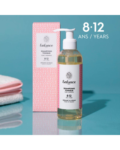 Enfance Paris Shampoing Tonique 8-12 Ans Tonic Liquid Shampoo, тонізувальний шампунь для дітей 8-12 років, 200 мл