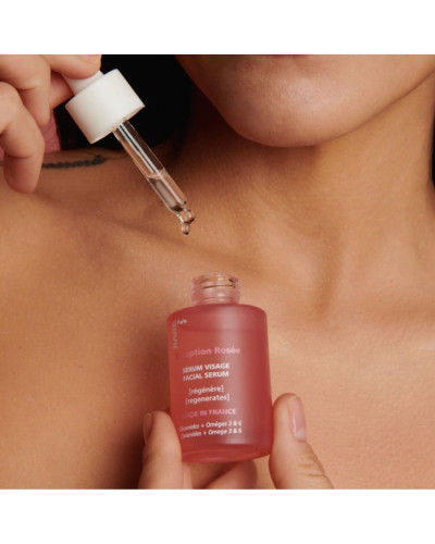 RARE Paris Exception Rosée Regenerating Face Serum, восстанавливающая сыворотка для лица с церамидами, омега 3 и 6, 30 мл