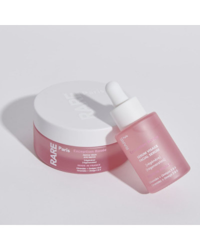 RARE Paris Exception Rosée Regenerating Face Serum, восстанавливающая сыворотка для лица с церамидами, омега 3 и 6, 30 мл