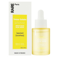RARE Paris Trésor Solaire Soothing Face Serum, заспокійлива сироватка для обличчя з вітаміном E та екстрактом арніки, 30 мл