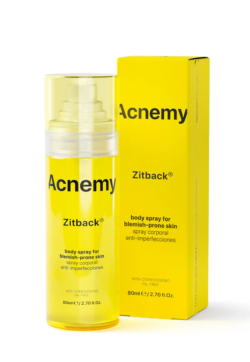 Спрей для тіла з акне Acnemy Zitback Body Spray for Blemish-Prone Skin – очищення та тонізація