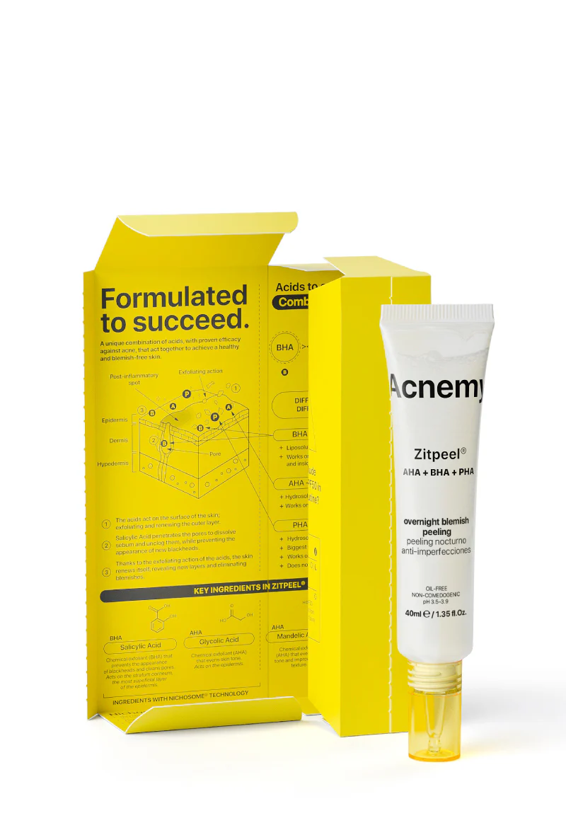Нежный кислотный пилинг Acnemy Zitpeel для кожи из акне