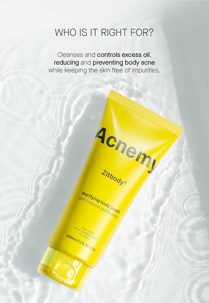 Очищающий гель для кожи с акне Acnemy Zitbody Clarifying Body Wash