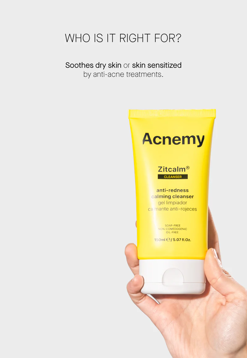 Заспокійливий очищувальний гель Acnemy Zitcalm Anti-Redness Calming Cleanser