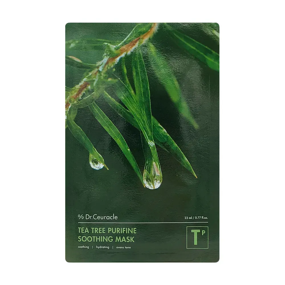 Dr.Ceuracle Tea Tree Purifine Soothing Mask Заспокійлива маска з екстрактом чайного дерева 1 шт